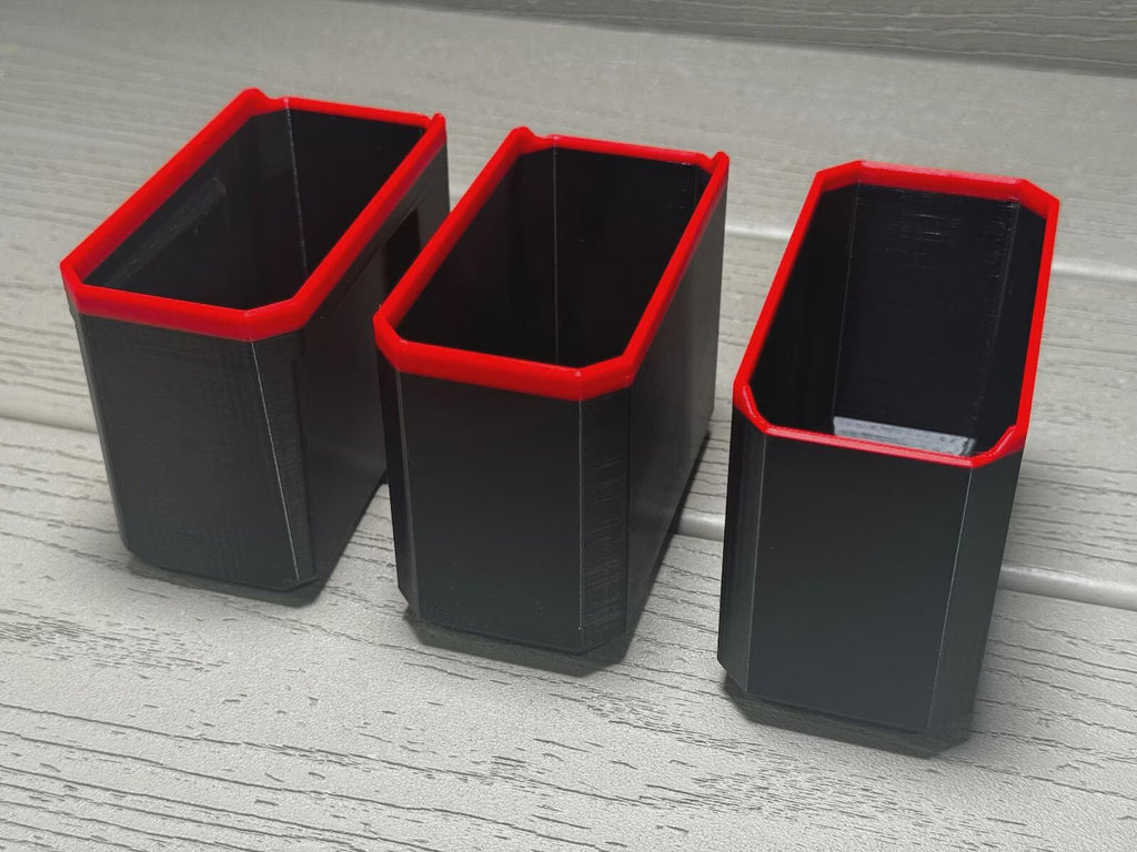 Milwaukee Deep PACKOUT Organiser MIDDLE 3 BINS Compatible Bins Nesting Black Red