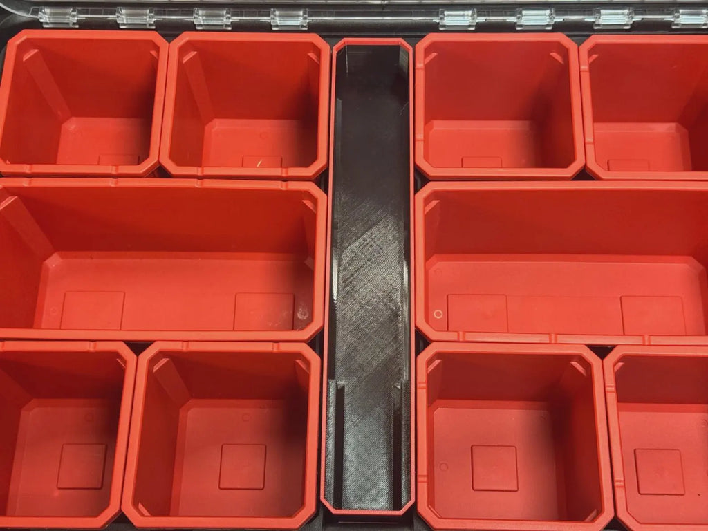 Milwaukee Deep PACKOUT Organiser MIDDLE 2 shelf stack bins Compatible