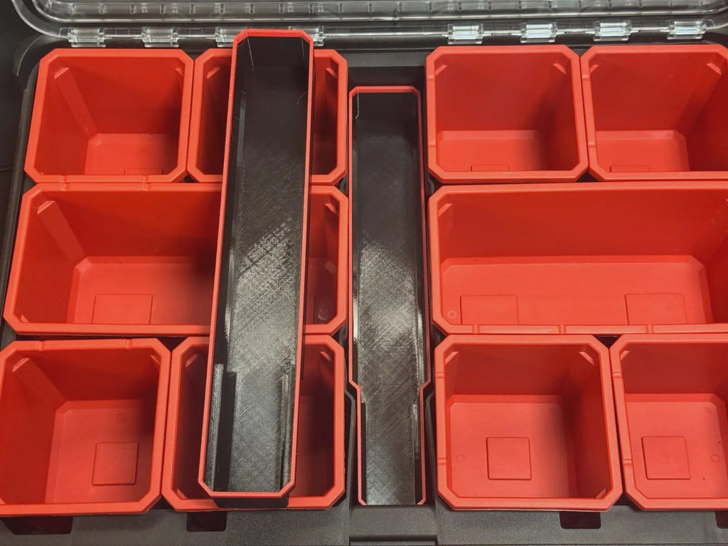 Milwaukee Deep PACKOUT Organiser MIDDLE 2 shelf stack bins Compatible