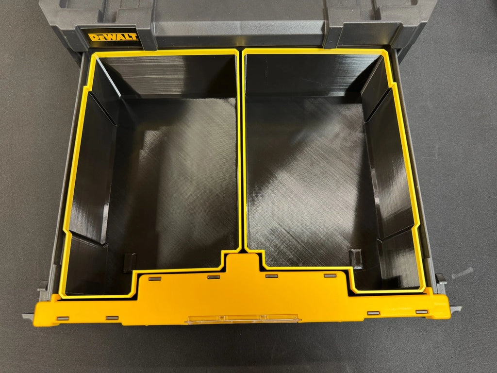 Dewalt TSTAK 1 Drawer 2 Bin SPLIT