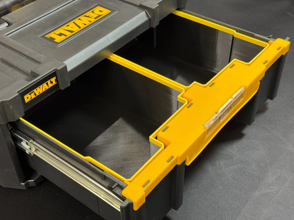 Dewalt TSTAK 1 Drawer 2 Bin SPLIT