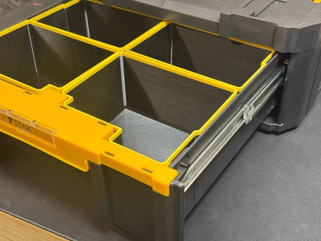 Dewalt TSTAK 1 Drawer 4 Bin MIX
