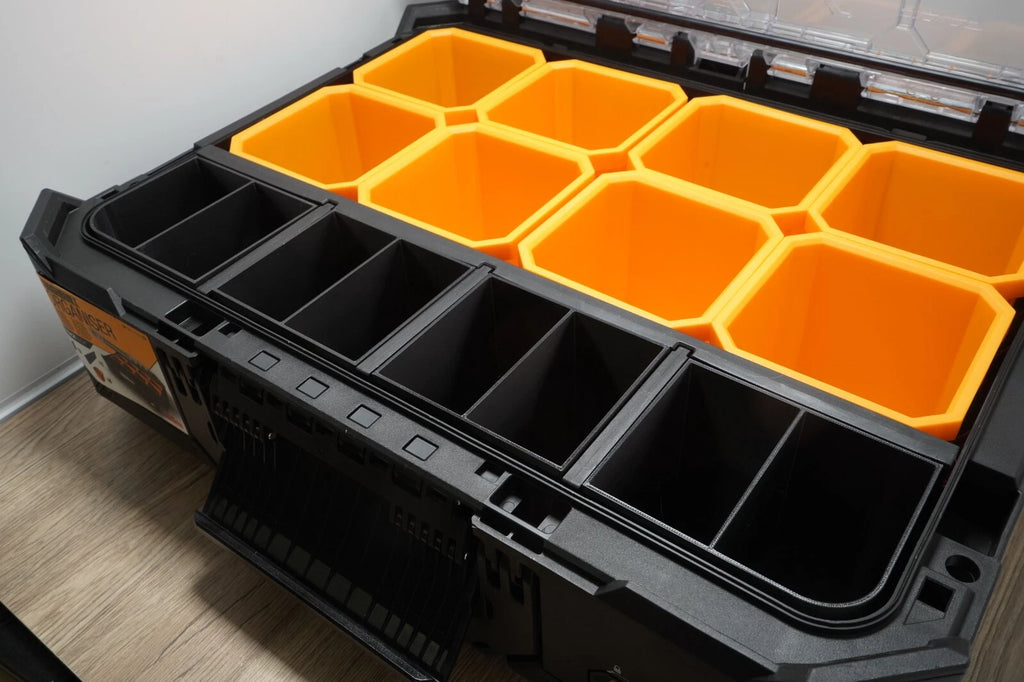 ToughBuilt StackTech DEEP Organiser TB-B1-O-30 Compatible Bins with Dividers (OUTSIDE)