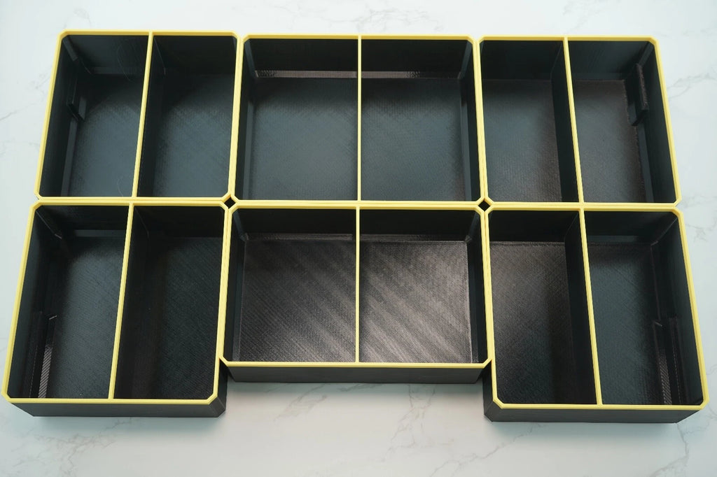 Dewalt ToughSystem 2.0 Compatible 3 Drawer Organiser Bins - Halfs