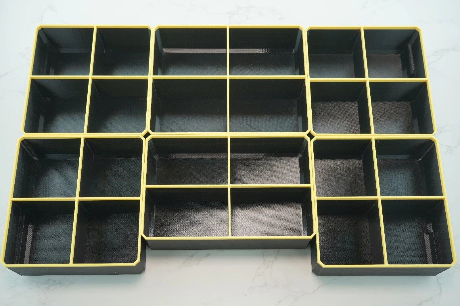 Dewalt ToughSystem 2.0 Compatible 3 Drawer Organiser Bins - Quaters