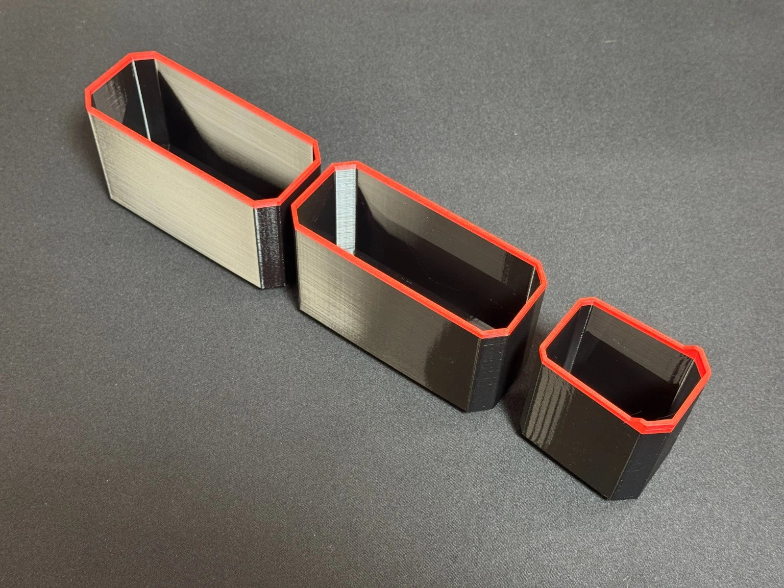 Milwaukee Deep PACKOUT Organiser MIDDLE 3 Compatible Bins 2+1 Nesting Black Red