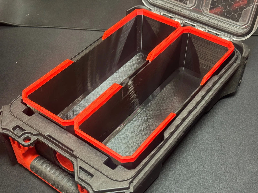 Milwaukee Packout Tall / Deep Replacement long bins compatible. Full