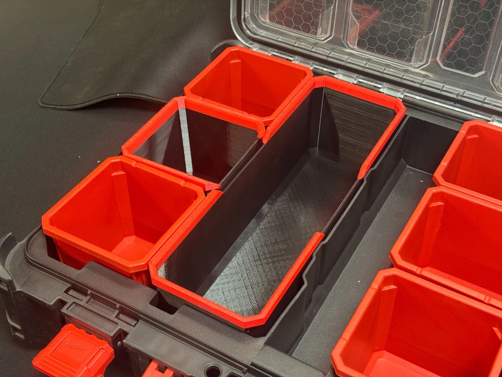 Milwaukee Packout Tall / Deep Replacement long bins compatible.  Half