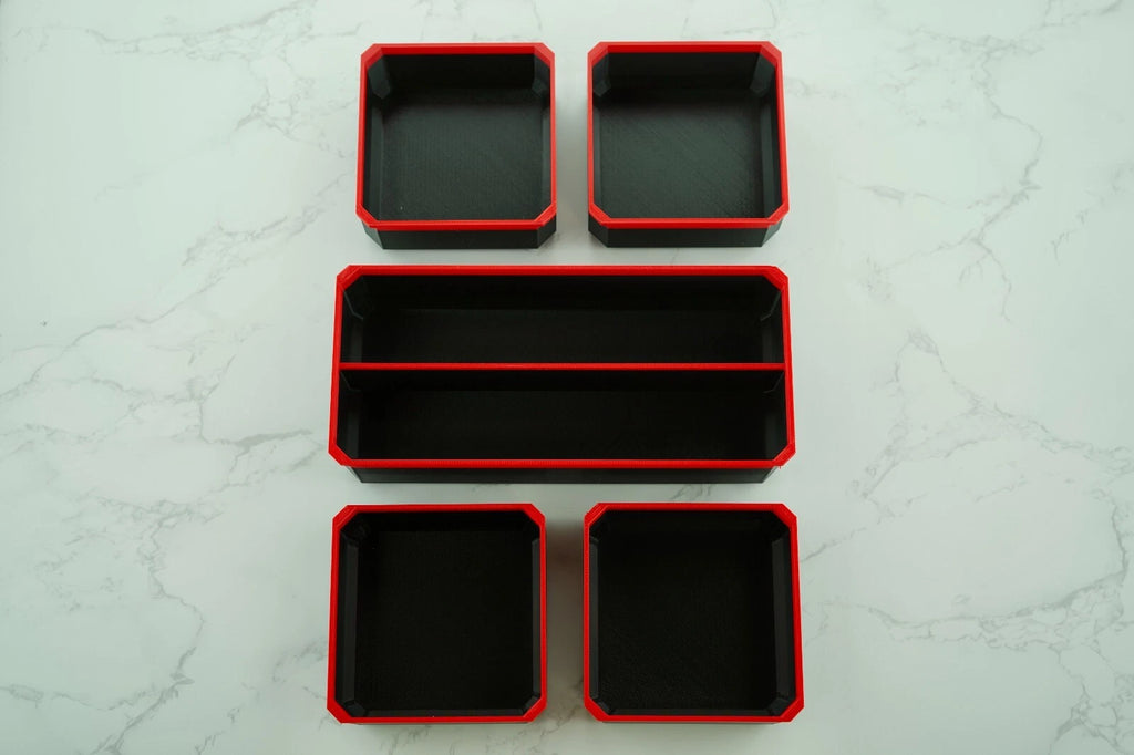 Milwaukee Deep PACKOUT Compatible Bins -BLACK - 5 SET B