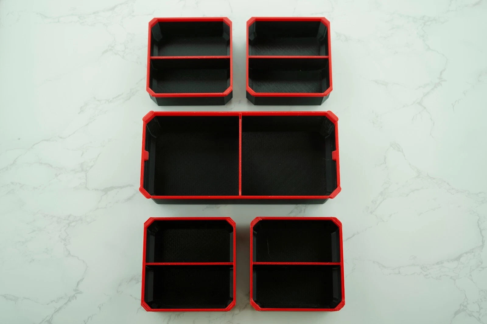 Milwaukee Deep PACKOUT Compatible Bins -BLACK - 5 SET D