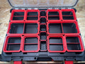 Milwaukee PACKOUT Organiser Black & Red Compatible Bins Nesting SET of 15 MED