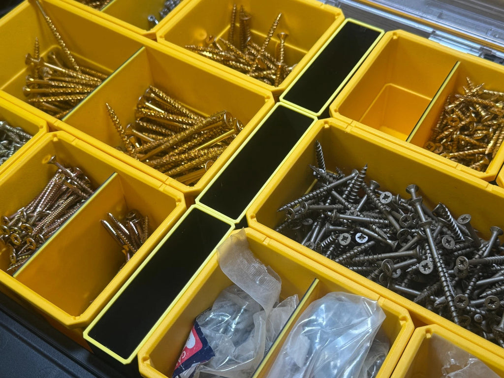3 Middle Bins Compatible with DeWalt ToughSystem 2.0 Organiser