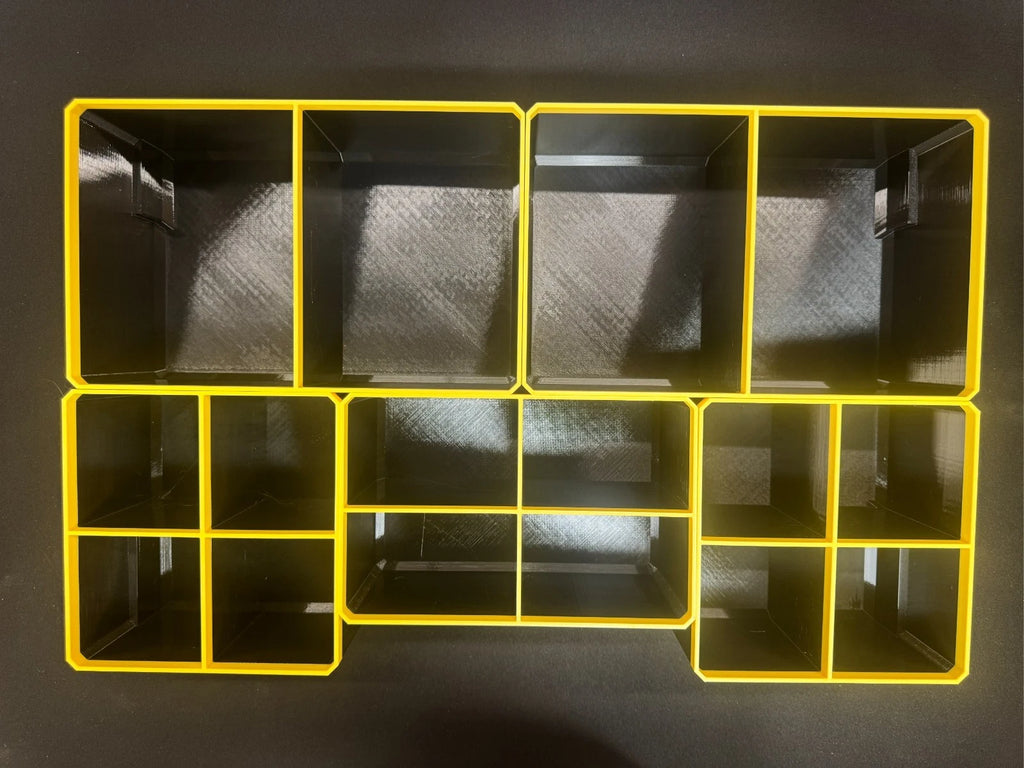 Dewalt ToughSystem 2.0 Compatible 2 Drawer Organiser Bins – MIX
