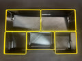 Dewalt ToughSystem 2.0 Compatible 2 Drawer Organiser Bins – EMPTY BINS